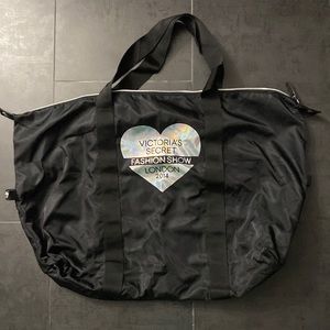 Victoria Secret Large Black Duffle Bag